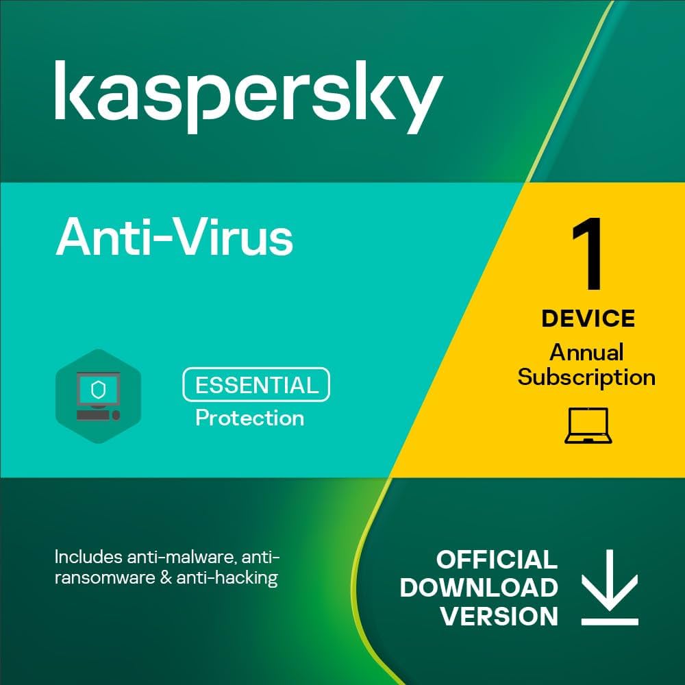Kaspersky Anti-Virus (1 Device, 1 Year)