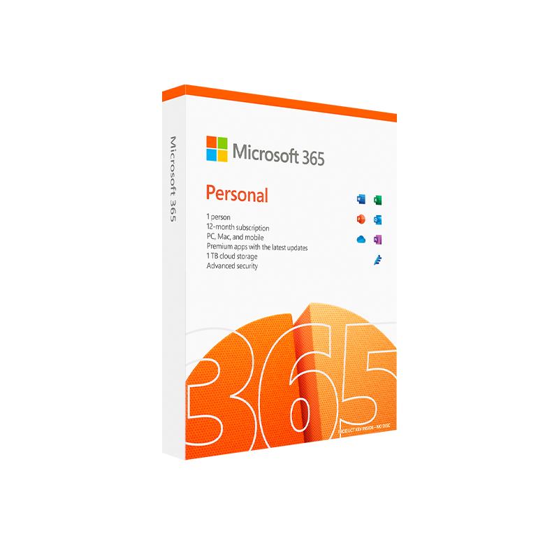 Microsoft Office 365 Personal (1 Year Subscription)
